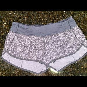 Sold on eBay//Lululemon speed up shorts size 8